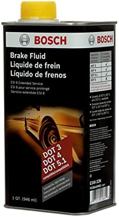 BOSCH ESI6-32N Brake Fluid (Direct Replacement for DOT 3, DOT 4, and DOT 5.1) - 1 Quart