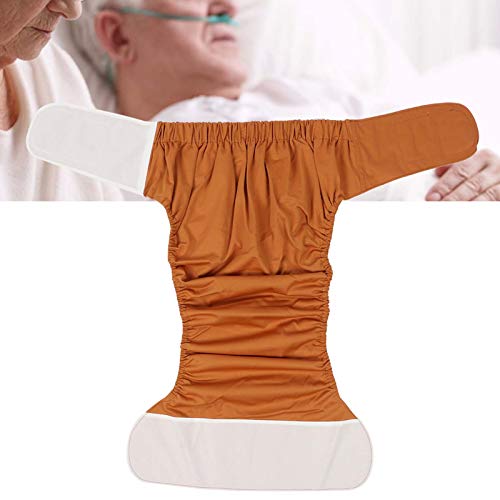 ZJchao Adult Cloth Diaper, Waterproof Adult Diaper Cover Washable Reusable Elderly Cloth Diapers Adult Pocket Nappy Cover Incontinence Nappies Underwear for Incontinence Men or Women