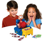 Gassy Gus, The interactive gut-busting game that's a hoot when you toot! Feed Gus gassy foods, but watch out for the big blast of gas! Packed with hilarious sounds, it's Ideal for 2-4 players ages 4+