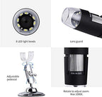 Digital Microscope HD 1080P Handheld Microscope with 8 LED Light Replacement for/Android//Windows/MAC