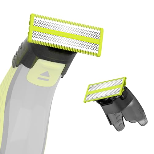 4-Pack replacement blades with 3 Guide Combs,Compatible with Norelco One blades Suitable spare blades QP14xx、QP25xx、QP26xx、QP27xx、QP28xx