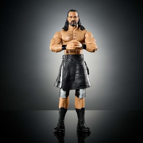 Mattel WWE Elite Action Figure & Accessories, Series #115 6-inch Collectible Drew McIntyre with 25 Articulation Points & Swappable Hands