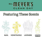 MRS. MEYER'S CLEAN DAY 1 Hand Soap, 1 Refill Variety Pack Scent (Basil)