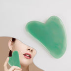 LED Silicone Mask Accessories, Home Skin Care Accessories for Wrinkles, Gua Sha Facial Tool and Jade Roller Set, Face Mask Aids, Christmas Stocking Gift for Women, Green