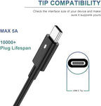 Replacement for Dell 130W Laptop Charger USB C Slim Adapter - XPS 17 15 7590 9700 9500 9510 Precision 5560 3560 5540 5570 5550 3561 3550 5510 5520 Latitude 7410 7310 7210 Type C Computer AC Power Cord