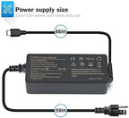 Laptop Charger 65W watt USB Type C AC Adapter Replacement for Hp Chromebook 14 13 X360 Spectre x360 Elite x2 EliteBook; Lenovo Yoga,Dell, ASUS,Acer Type C Power Supply Adapter with Cord