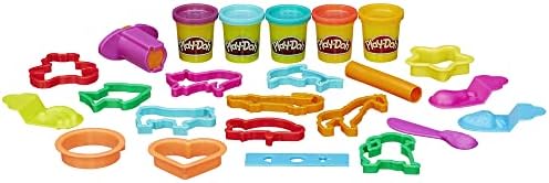 Play-Doh Fun Tub Set, 19 Accessories & Reusable Storage Container, Preschool Toys, Kids Arts & Crafts, Ages 3+ (Amazon Exclusive)