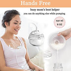 Wearable Milk Collection Cup, Hands Free Milk Collector Cup Compatible with Most Electric Breast Pump, Zomee/Spectra/Medela Breast Pump Collection Parts, Accessories Replacement (24 mm 2Pcs)