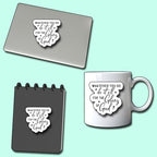 (3Pcs) Whatever You Do Do It All for The Glory of God Sticker, Christian Gifts Decorate Books Laptop Phone, Water Bottles Kindles Stickers, Tumbler Sticker Waterproof Vinyl Decorate 3" Inch