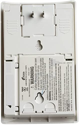 Kidde Carbon Monoxide Detector, Plug In Wall with 9-Volt Battery Backup, Digital LED Display, 4 Pack