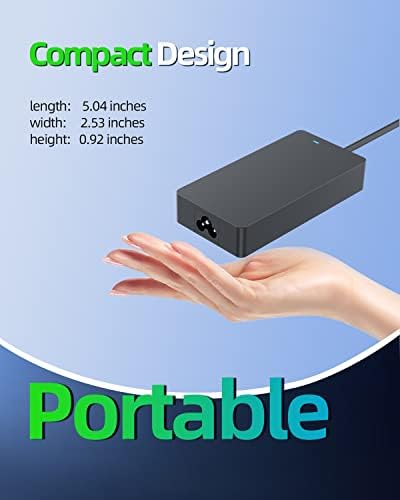 100W 65W 60W AC Charger Replacement Fit for Dell Latitude 5340 5440 5540 7440 9440 2 in 1 LW P176G P175G P174G P166G P181G P182G P165G P127F Laptop Power Adapter Supply Cord