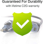 C2G 15FT Premium Replacement AC Power Cord - Durable Power Cable for TV, Computer, Monitor, Appliance & More (24240)