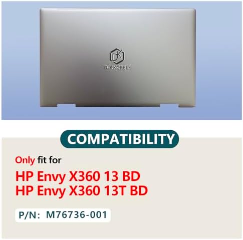 Replacement Laptop LCD Cover Back Rear Top Lid for HP Envy X360 13-BD 13T-BD M82692-001 M76736-001 (Gold)