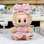Labubu Clothes – Luxury Chic Style Set for 17cm Labubu Dolls, High-End Fashion, 17cm labubu Dolls Accessories 17cm labubu Dolls Accessories, Premium Labubu Outfit with Accessories (Style E)