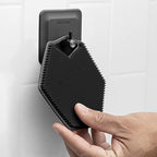 Tooletries - Body Scrubber & Hook - Premium Silicone Scrubber for Cleaning, Exfoliating and Invigorating Your Skin - Shower Accessories - Durable & Long Lasting Body Wash Scrubber for Men