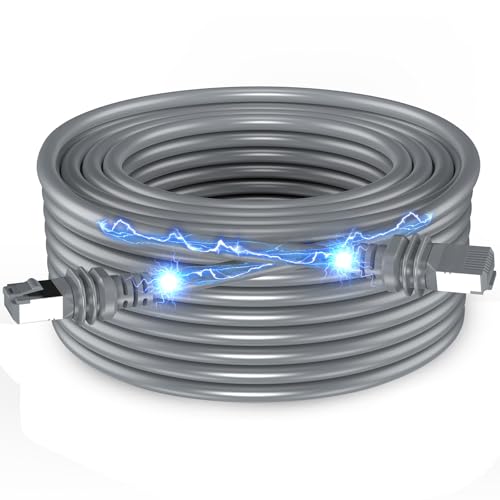 Starlink Cable, Starlink Gen 3 Cable, Standard Actuated Starlink Replacement Cable, 75FT Waterproof Replacement V3 Cable for Starlink Rectangular Satellite, Durable Extension Cable（75FT /23M）