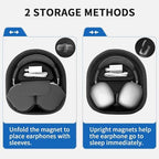 Yinke Smart Case for AirPods Max Headphones Supports Sleep Mode, with AirPods Max Silicone Earpad Cover/Ear Cups Cover and Headband Cover Anti-Scratch Accessories, Hard Organizer Portable Carry Travel