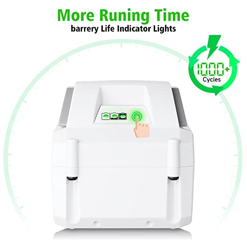 DSANKE 6.0Ah 24VBAT-LTE Replacement Lithium Ion Battery for Snow Joe and Sun Joe 24V Battery Compatible with Snow Joe&Sun Joe 24BAT-LTX 24VBAT-LTW 24VBAT-LTE 24VBAT-LT 24VBAT 24VBAT-XR
