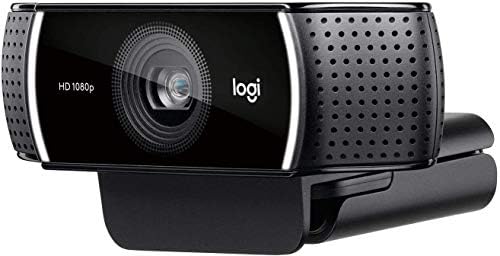 Logitech C922x Pro Stream Webcam 1080p HD Camera for Streaming and Recording at 60 FPS Background Replacement Technology (Renewed)
