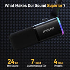 MAONO Dynamic Gaming Microphone: USB XLR Dynamic Computer Microphone with Software-RGB PC Mic for Gamer-Podcast Microphone Kit for Streaming Recording Studio YouTube Content Creation Online Chat