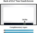 LCD Screen Replacement for Dell Latitude 5500 5501 5510 5520, FHD 1920X1080P 30Pin Non-Touch IPS LED Display