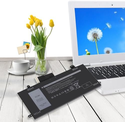 J0PGR Laptop Battery Replacement for Dell Latitude 12 5285 E5285 5290 2-in-1 Series T17G T17G001 T17G002 Tablet Notebook 1WND8 0J0PGR JOPGR 0RDYCT RDYCT X16TW NOT (MB991LL MC375LL MD314 MC724LL)