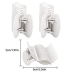 12 Pieces Hot Roller Hair Curler Claw Clips Replacement for Small, Medium, Large and Jumbo Rollers holding Women Girls Hair Section Styling