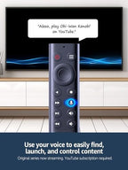 Replacement Voice Remote for NVIDIA Shield TV 2015 2017 2019 Series、 NVIDIA Shield Android TV 、NVIDIA Shield Android TV Pro with Motion-Activated Customizable Menu Buttons IR Blaster Function