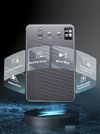 AI Voice Recorder - Record,Transcribe,Charge 3 in 1,Support 107 Languages,Avoid Missing Meeting Highlights,64 GB,ChatGPT Driven AI Summarization,App Control,Mind Mapping,Bluetooth Distance 50ft