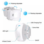HENDUN Motion Sensor Door Bells Chime for Business, Commercial Music Doorbell, Retail Store Welcome Buzzer, Sleepwalker Elderly Toddler Safety Monitor, Pir Detector Alarm, Caregiver Reminder
