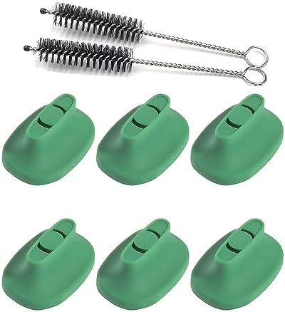 Replacement Accessories Designed for Mini and Plus 6*Mouthpiece Compatible with Mini Plus [6+2] Brush for Cleaning(Green)