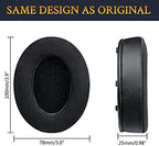 SOULWIT Cooling-Gel Earpads Replacement for Sony WH-1000XM4 (WH1000XM4) Headphones, Ear Pads Cushions with High-Density Noise Isolation Foam, Added Thickness, Without Affecting Sensor - Black