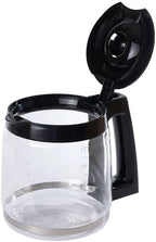 Replacement 12-Cup Glass Carafe for Cuisinart Coffee Maker (fits DCC-1200PRC CHW-12, CHW-12P1, DCC-1100BK, DCC-1200, DCC-2650, DGB-550BK, DGB-550BK1 DGB-625BC, DGB-700BC, SS-12)