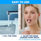 Miracle Smile | 3 Adjustable Pressure Settings | Water Flosser That Gently Cleans and Flosses in 10 Seconds