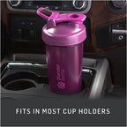 BlenderBottle Classic V2 Shaker Bottle Perfect for Protein Shakes and Pre Workout, 28oz, Full Color Purple