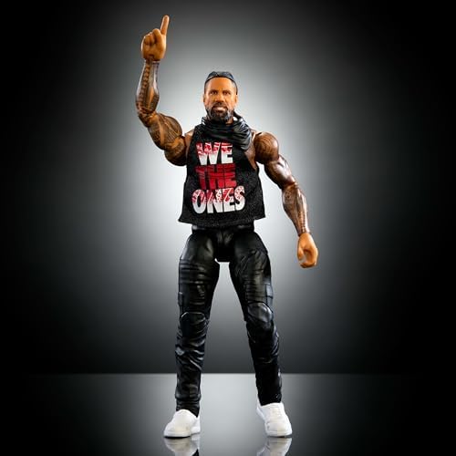 Mattel WWE Elite Action Figure & Accessories, Series #114 6-inch Collectible Jimmy USO with 25 Articulation Points & Swappable Hands