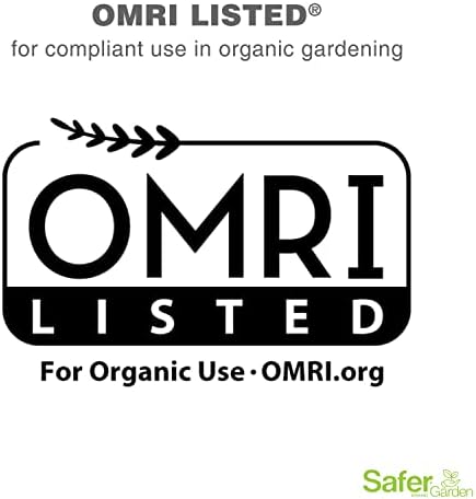 Safer Brand Garden SG5180 Insect Killing Fungicide, Miticide, and Insecticide Neem Oil Spray – Kills Insects & Mites – Controls & Prevents Fungal Disease – OMRI Listed for Organic Use – 24 oz