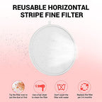 MelodySusie Nail Dust Collector Replacement Filter 4 Pack, Reusable Dust Filter for MelosySusie Nail Dust Collector Vacuum Fan Dust Collector Extractor Electric Dust Suction Machine