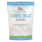 Desert Farms Organic Whole Camel Milk Powder Certified PALEO and KETO Allergen Free Non-GMO Easy to Mix Powder Milk - Excellent Replacement For Goat and Soy Milk - Packaged In The USA (200 Grams)