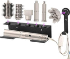 Hair Dryer Holder for Shark Flex Style, Wall Mount Holder Compatible with Shark FlexStyle, Curling Wand Organizer, Rack with Cord Hanger for Accessories Curlers Brushes Diffuser and Attachments