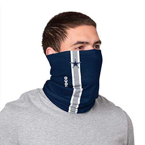 FOCO Dallas Cowboys NFL On-Field Sideline Logo Gaiter Scarf - Adult