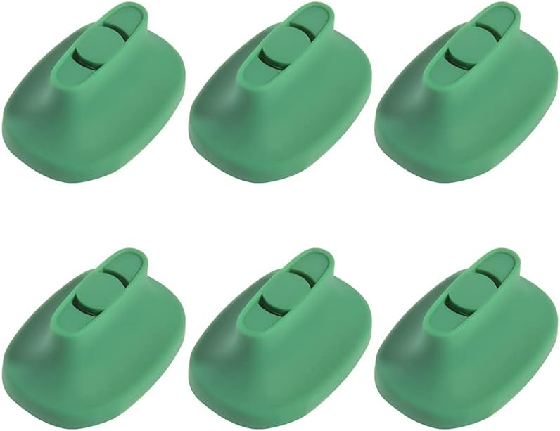Replacement Accessories Designed for Mini and Plus 6*Mouthpiece Compatible with Mini Plus [6+2] Brush for Cleaning(Green)