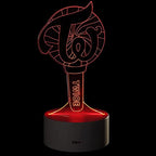 YX&ST Kpop Twice 16 Colors LED Night Light with Remote Control USB Acrylic Home Room Decoration