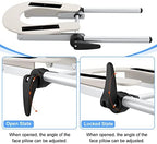 Noverlife Aluminum Universal Face Cradle for Massage Table, Lightweight Standard Massage Headrest Cradle, Professional Face Space Holder Face Cradle Replacement for Massage Bed Spa Beauty Therapy