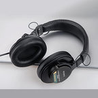 Replacement for Sony MDR 7506 Earpads Cushions, Noise Isolation Over Ear Headphone Pads Fit for Sony MDR V6/ MDR V7/ MDR-CD900ST, Soft Protein Leather Easy Installation (Black)