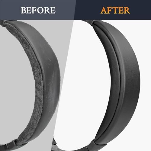 SOULWIT Ear Pads Cushions + Headband + Silicone Earpads Cover Protector, Replacement Kit for Bose QuietComfort 15(QC15)/QuietComfort 2(QC 2) Over-Ear Headphones - Black