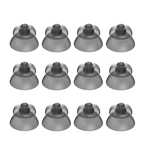 Hearing Aid Accessories Domes - Silicone Close Domes Ear Tips,Resound Hearing Amplifier Accessory, Ear Gear Hearing Aid Covers, Super Seals for Hearing Aids (Large 12 Counts)