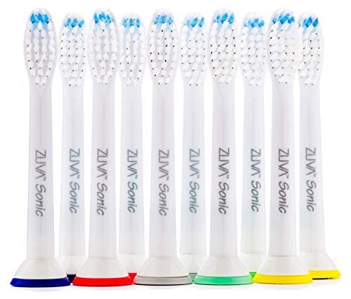 ZUVA (10-Pack) Compatible/Replacement for Philips Sonicare Flexcare, Diamond Clean, EasyClean, Healthy White, Kids
