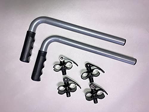 Push Wheelchair Handle Extender (300lbs Weight Capacity), Universal Wheelchair Accessories for Adults – Extendable Handle for Strollers – Adjustable Extender for Adults