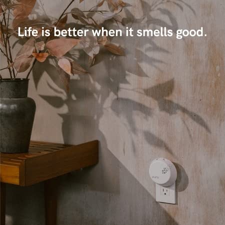 Pura Smart Fragrance Diffuser - Aromatherapy Diffuser for Bedrooms & Living Rooms - Diffusers for Home That Holds Two Scents - Fragrance Diffuser for Home Scent - Room Scent Diffuser with Nightlight